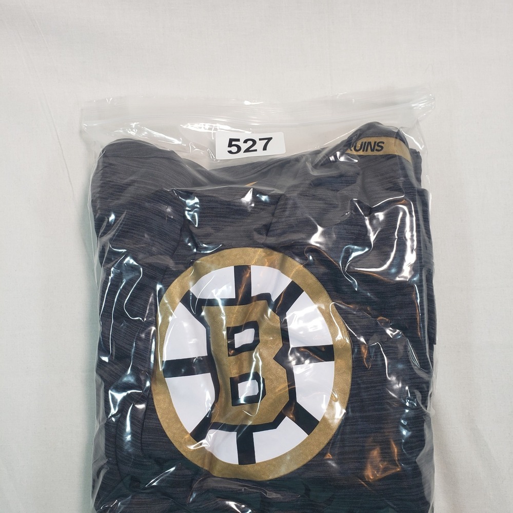 Fanatics NHL Boston Bruins Authentic Pro Pullover Hoodie Mens M Gray Zip Pockets - Picture 10 of 10